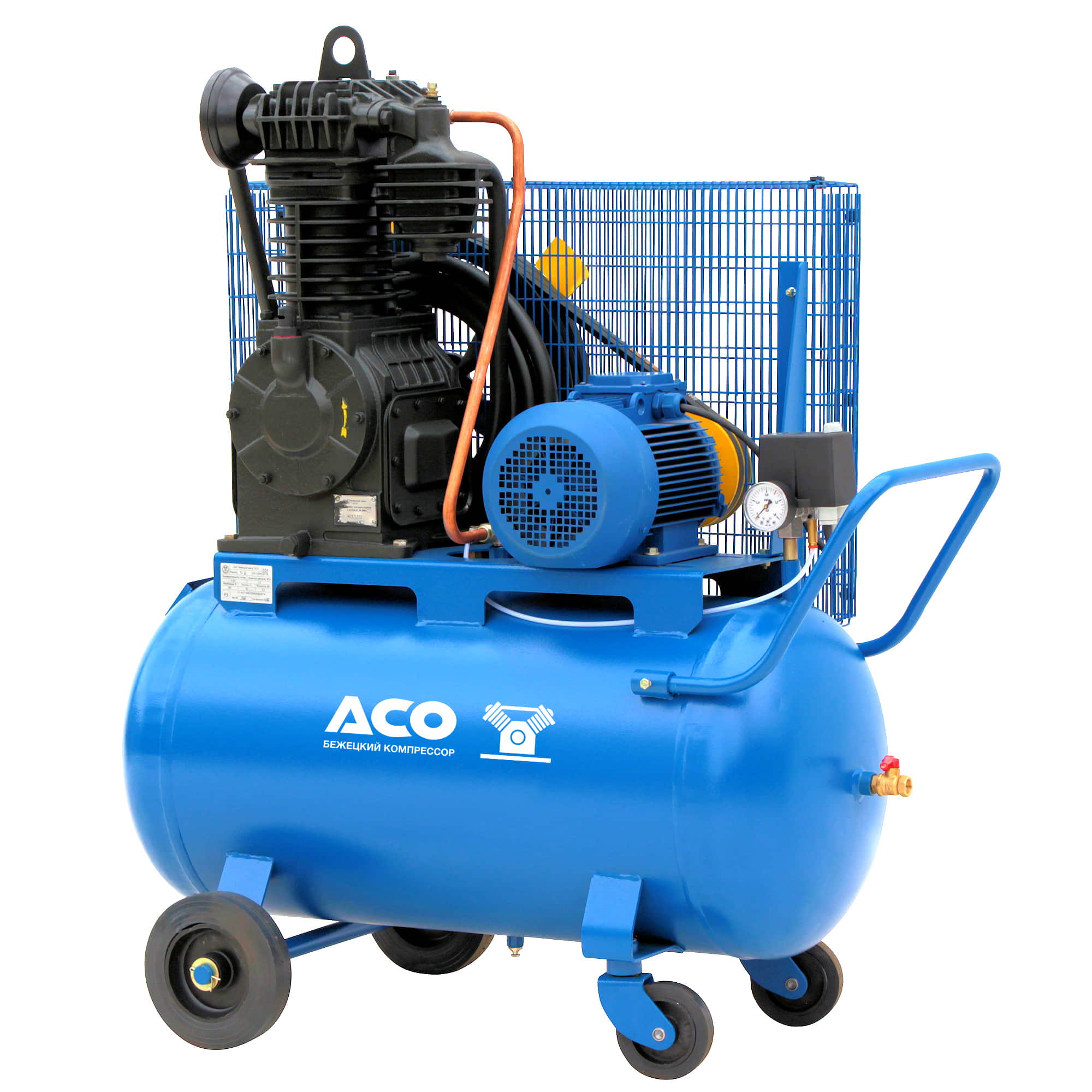 Поршневой компрессор с ременным приводом К2 / 13