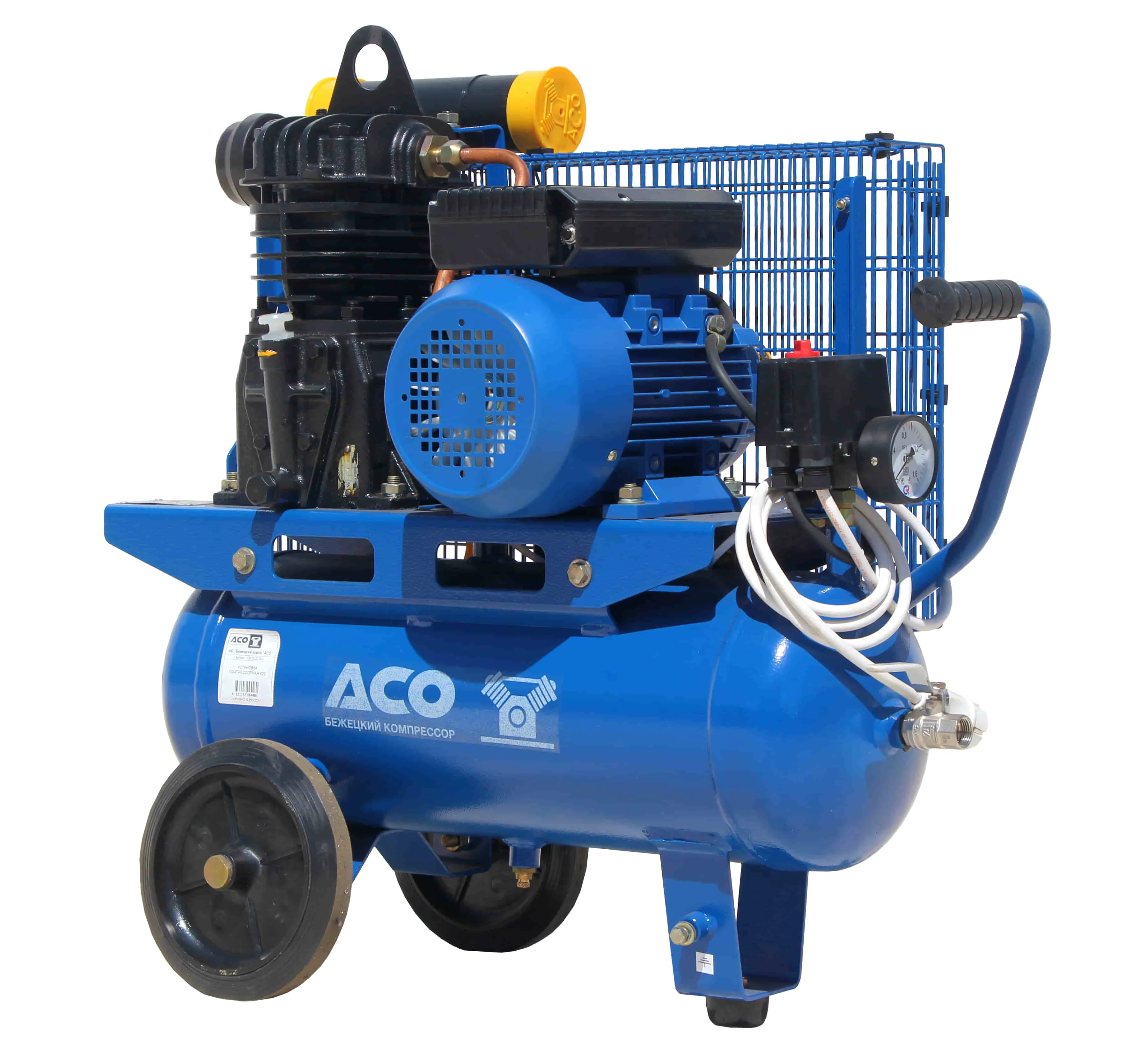 Поршневой компрессор с ременным приводом К29