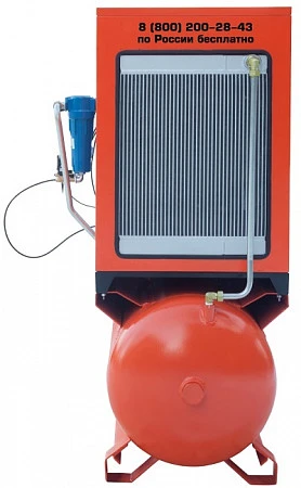 Станция компрессорная на ресивере с осушителем ЗИФ-СВЭ-1,2/1,6 ШМ  ОиР-500