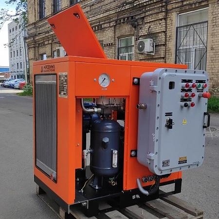 Станция компрессорная электрическая взрывозащищенная для нефтегаза ЗИФ-СВЭ-10,6/0,7-Ex