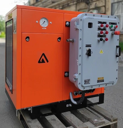 Станция компрессорная электрическая взрывозащищенная для нефтегаза ЗИФ-СВЭ-10,6/0,7-Ex