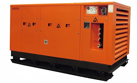 Станция компрессорная электрическая взрывозащищенная шахтная ЗИФ-ШВ 22/0,7 (660; 380 В, на салазках)