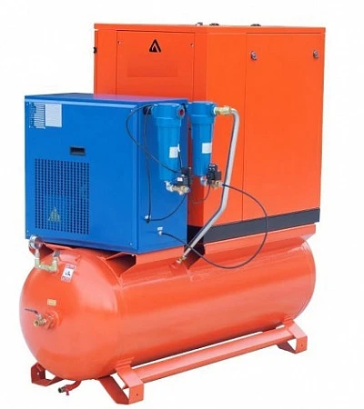 Станция компрессорная на ресивере с осушителем ЗИФ-СВЭ-1,2/1,6 ШМ  ОиР-500